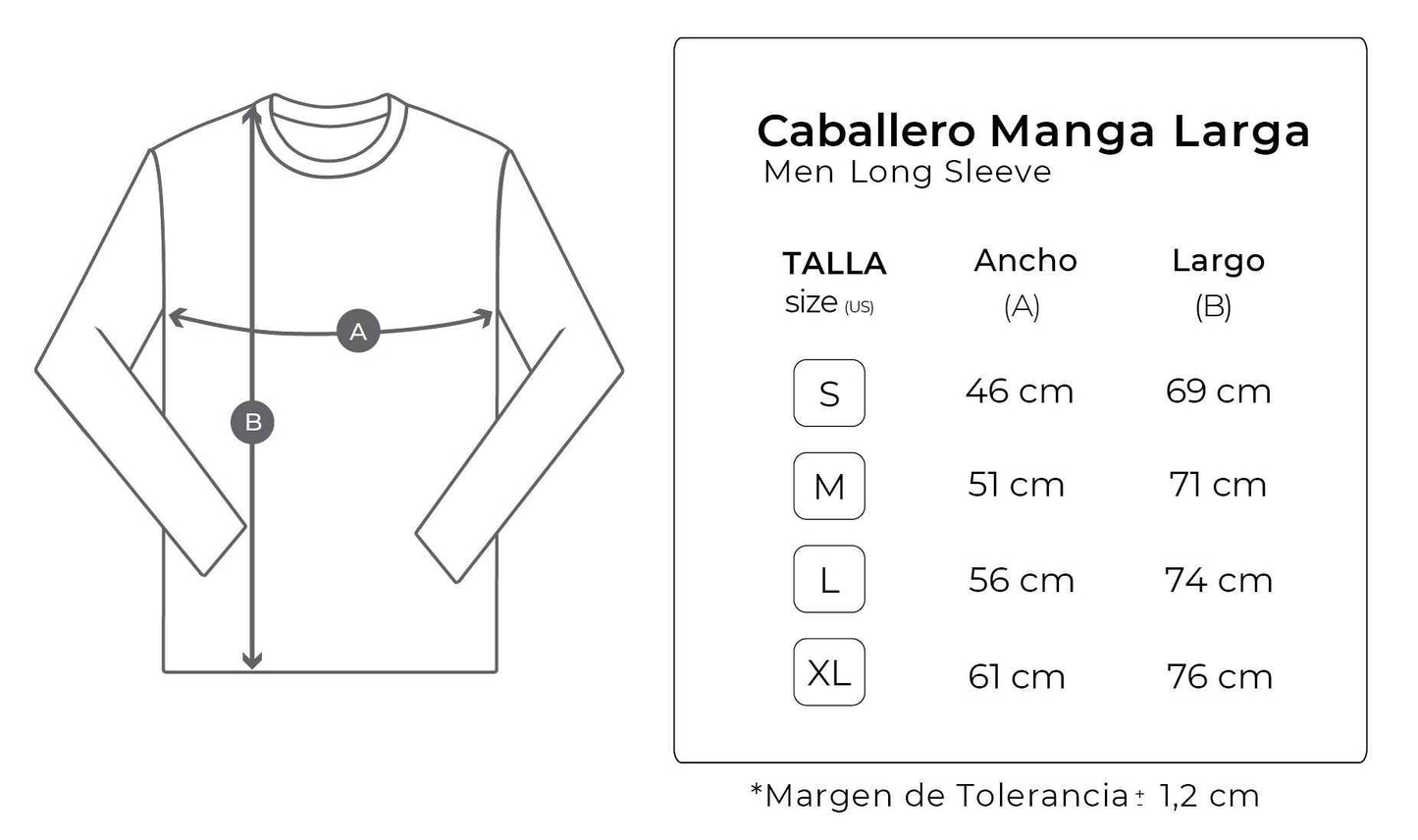 Polera manga larga Caballo