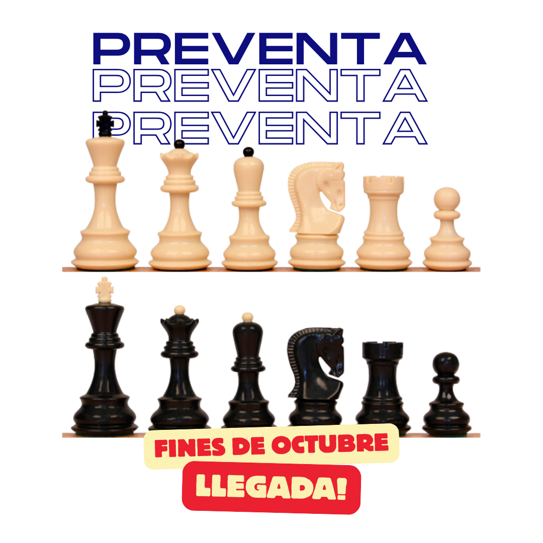 ♟️ Piezas de Ajedrez Zagreb Triple Peso — Preventa Exclusiva
