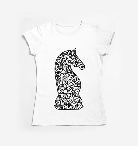 Polera Mujer Mandala Caballo