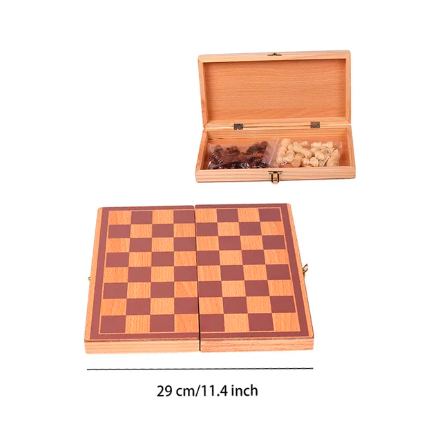 Tablero Ajedrez madera 29x29