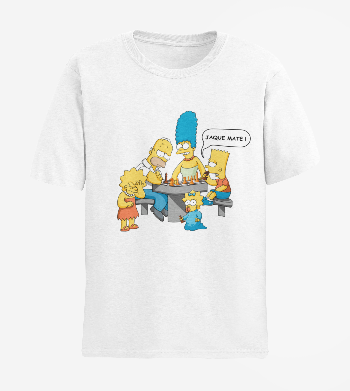 Polera The Simpsons Ajedrez