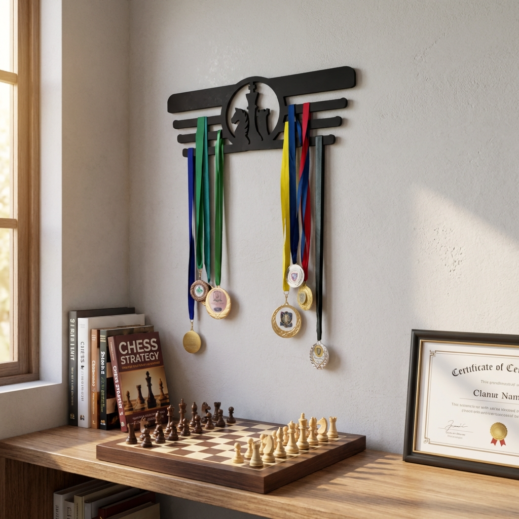 Colgador de Medallas de Ajedrez - 2° unidad con un 40% off