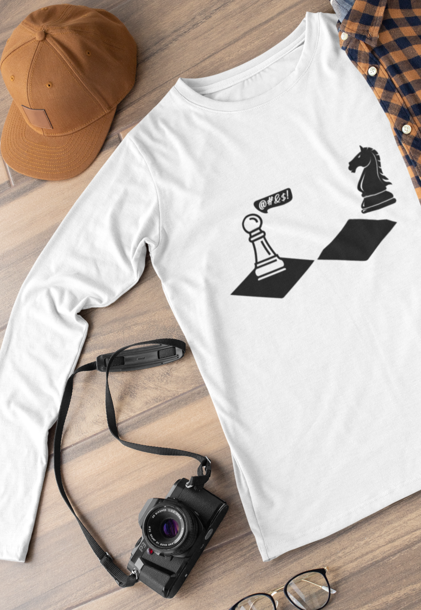 Polera manga larga Caballo