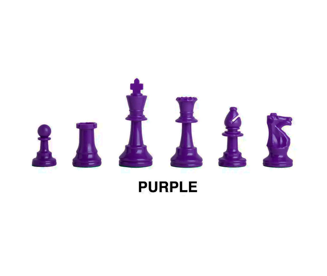 ♟️ Piezas de Ajedrez de Colores — Set de 17 Piezas (con Reina Extra)
