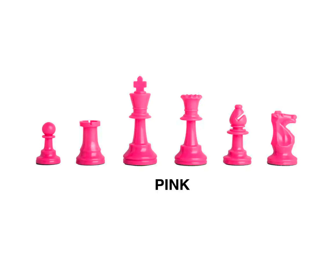 ♟️ Piezas de Ajedrez de Colores — Set de 17 Piezas (con Reina Extra)