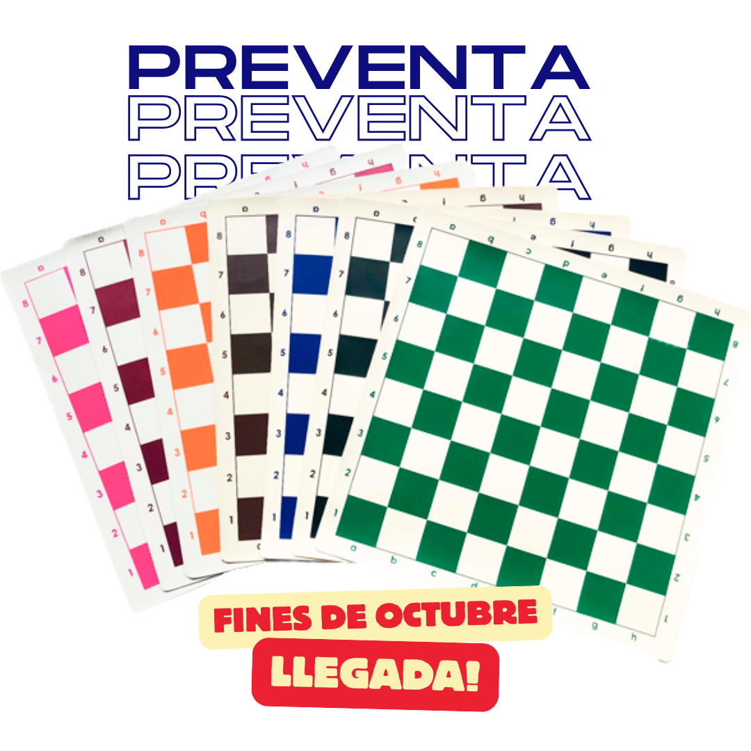 tablero de ajedrez de vinilo