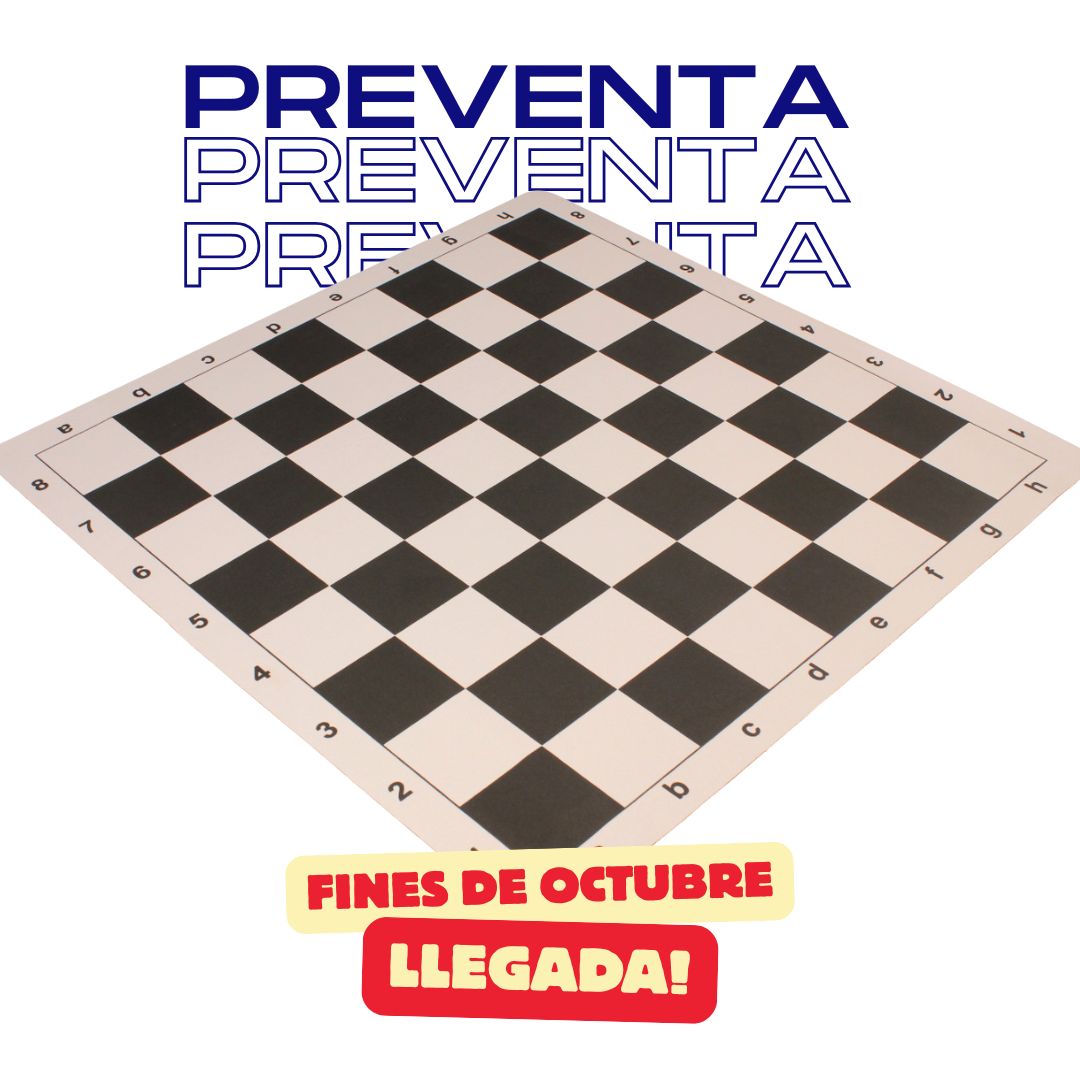 tablero de ajedrez de goma