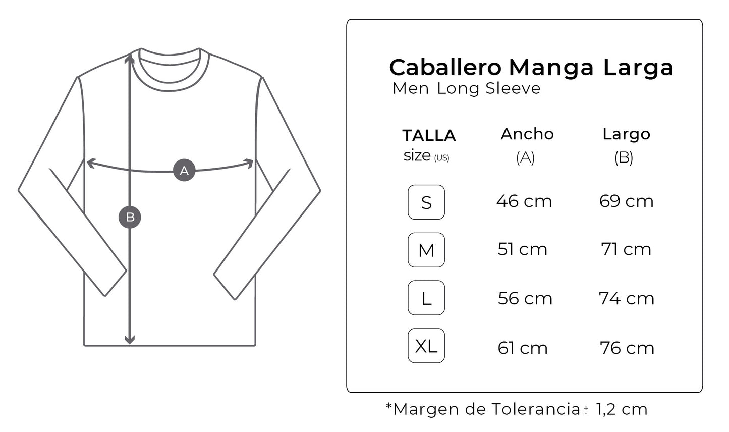 Polera manga larga Caballo