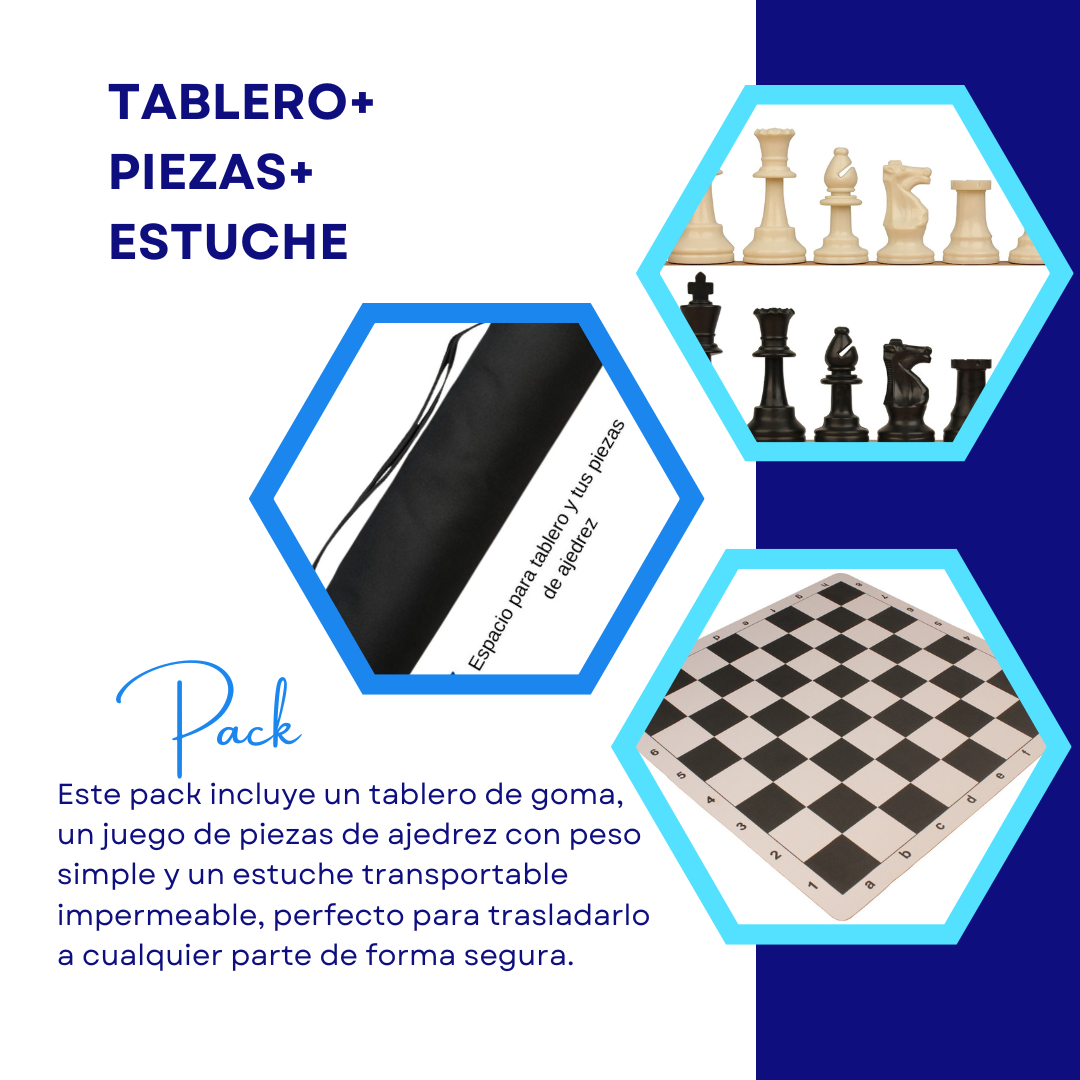 Pack Tablero + piezas + estuche