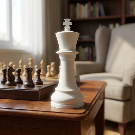 Alcancía Rey de Ajedrez Decorativa 25cm