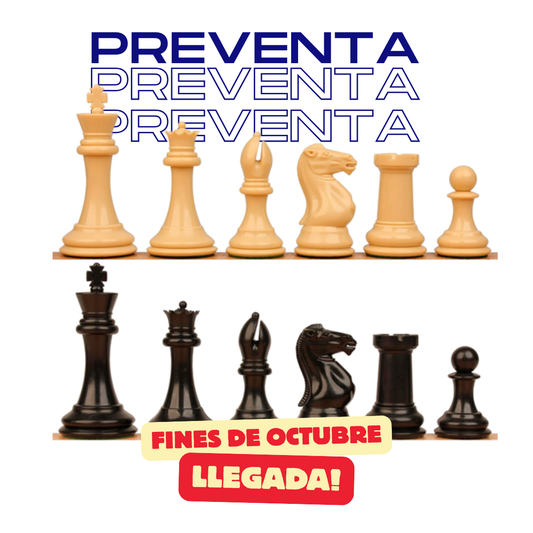 ♟️ Piezas de Ajedrez modelo Staunton Cuádruple Peso – Edición Profesional