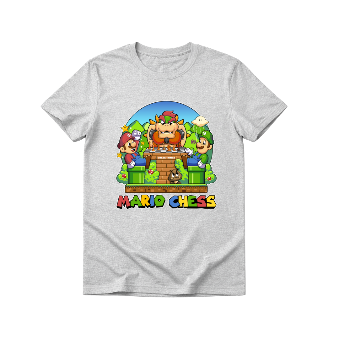 Polera Mario Chess - Niños