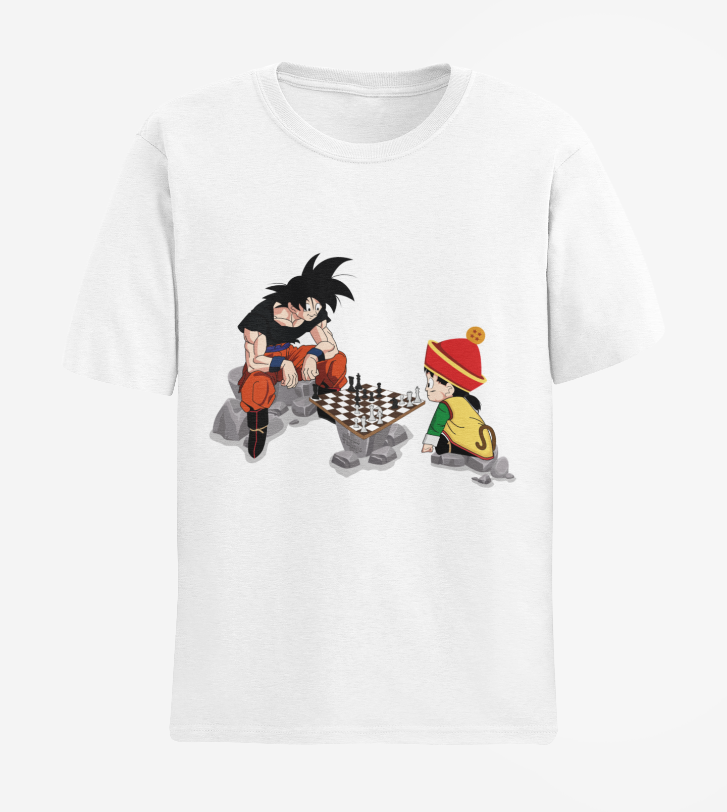 Polera Goku y Gohan Jugando Ajedrez