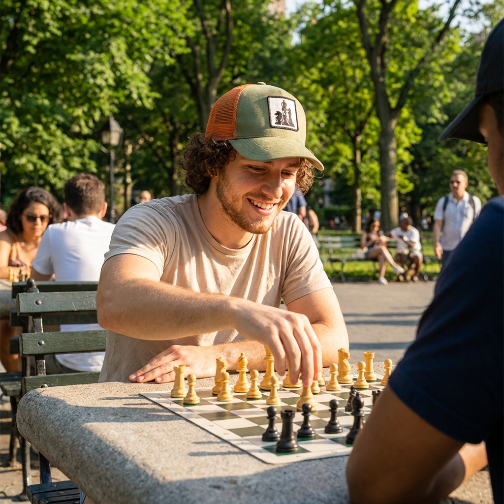 🧢 Jockey Bordado de Ajedrez – Estilo y Estrategia en Cada Movimiento ♟️