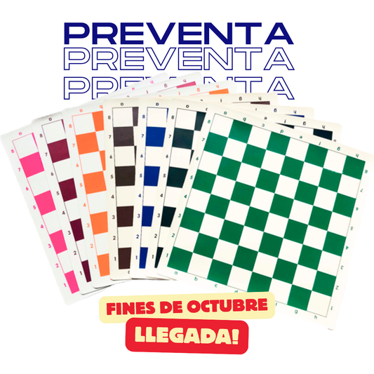 tablero de ajedrez de vinilo